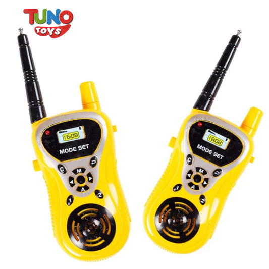 Antenna Operated 2 Way Radio Set of Walkie Talkie Toy for Kids | Role Play Toy with Range Upto 15 Feet - Tuno Toys
