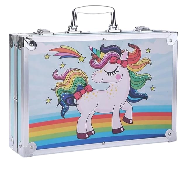 Deluxe Art Drawing Colour Suitcase Kit Set for Kids - Tuno Toys