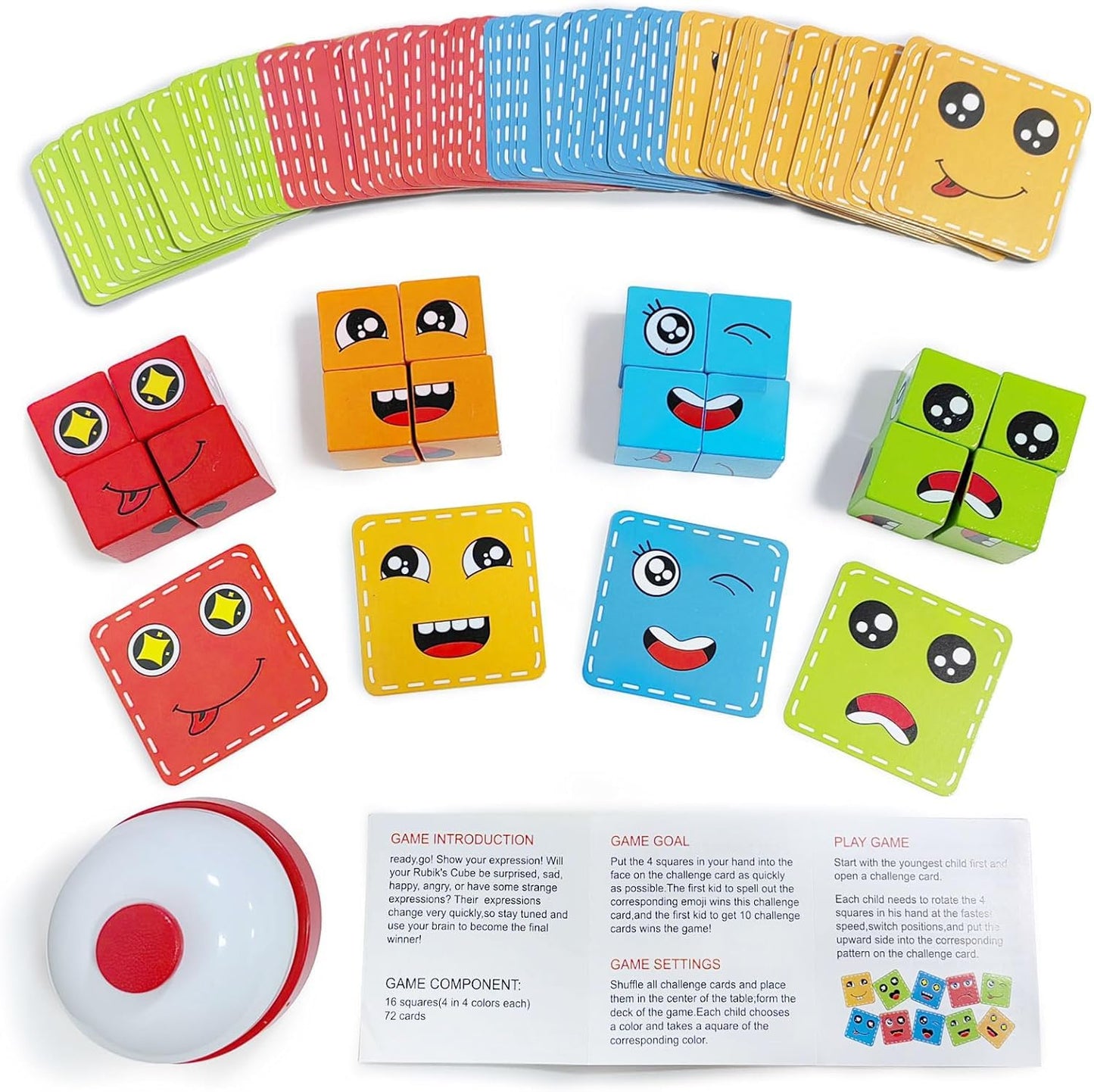 WonderFaces Expression Blocks – Interactive Face-Changing Puzzle for Kids