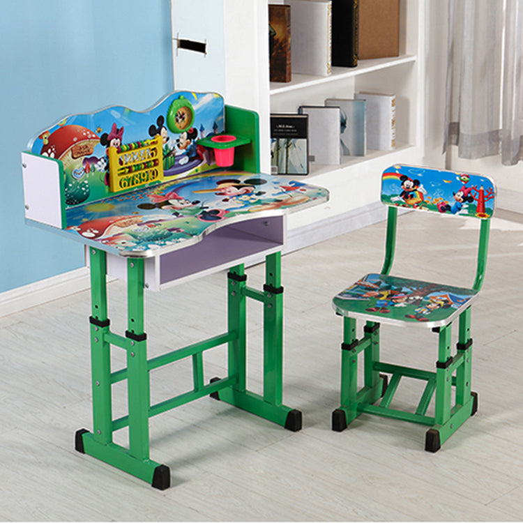 Kids study Table & Chair with Adjustable Height | Engineered Wood Study Table - Tuno Toys
