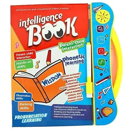 Intelligence E-Book for Kids - Advanced Educational Learning Sound Book (2+ Years) + Free 14000+ Digital Printable Worksheets PDF Tuno Toys
