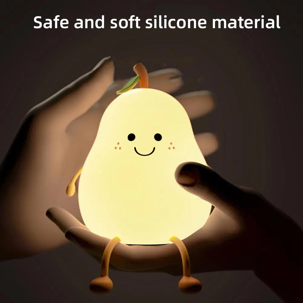 Silicone Touch Cute Characters Colour Changing Night Light for Kids Bedroom, USB Rechargeable with Gesture Control - Tuno Toys