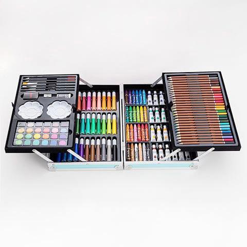 Deluxe Art Drawing Colour Suitcase Kit Set for Kids - Tuno Toys